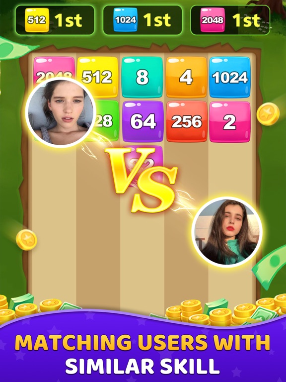 2048 Clash-Win real money iPad screenshot 2 - Games app