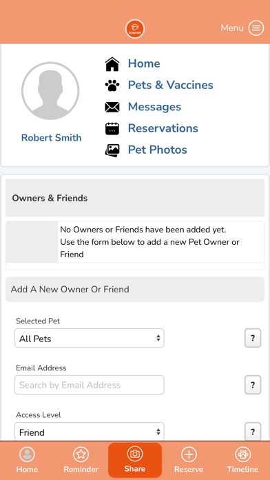 SECOND HOME PET CARE Screenshot