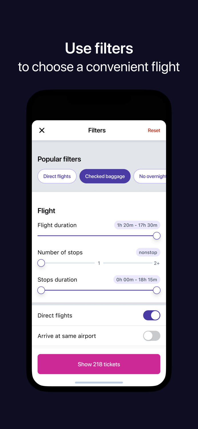 Ovago - Flight Ticket Booking
