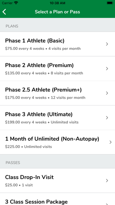 E60 Fitness Studios Screenshot