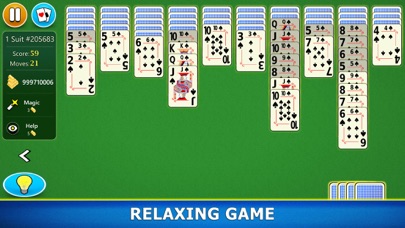 Spider Solitaire Mobile Screenshot