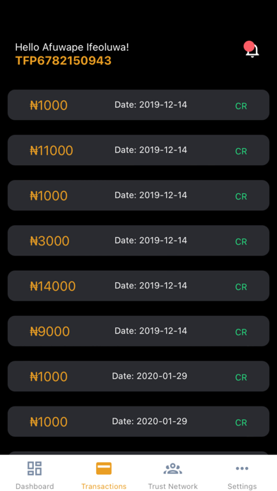 Entrepreneurs Trust Fund Screenshot