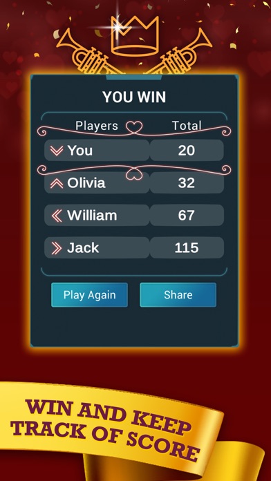 Hearts - Deal and Play! screenshot 5