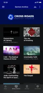 Cross Roads Baptist Church App screenshot #2 for iPhone