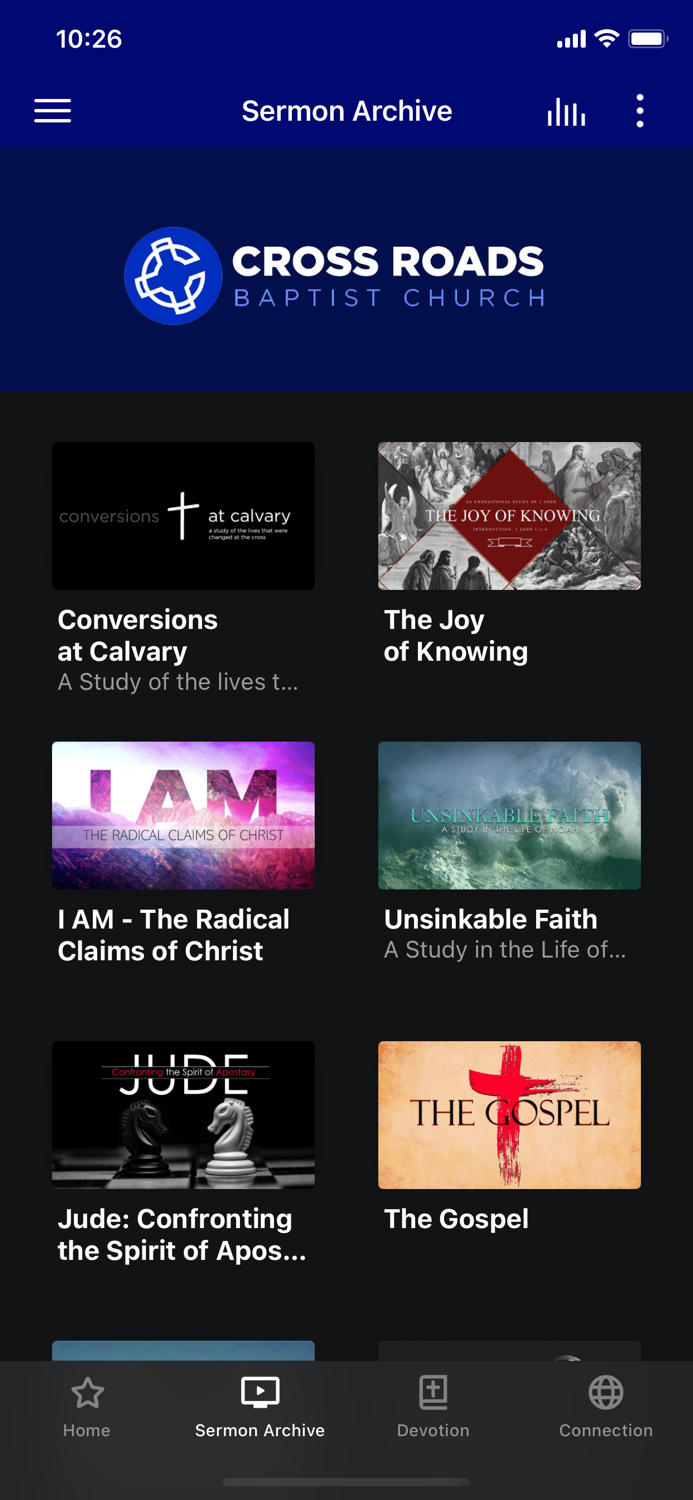 Cross Roads Baptist Church App