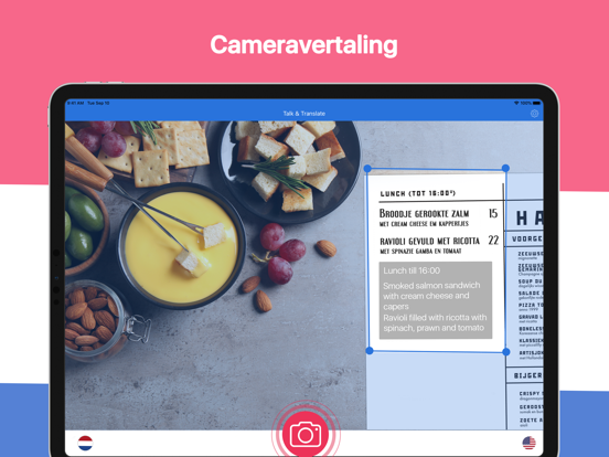 Talk & Translate Translator iPad app afbeelding 4