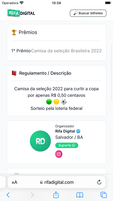 Rifa Digital Screenshot