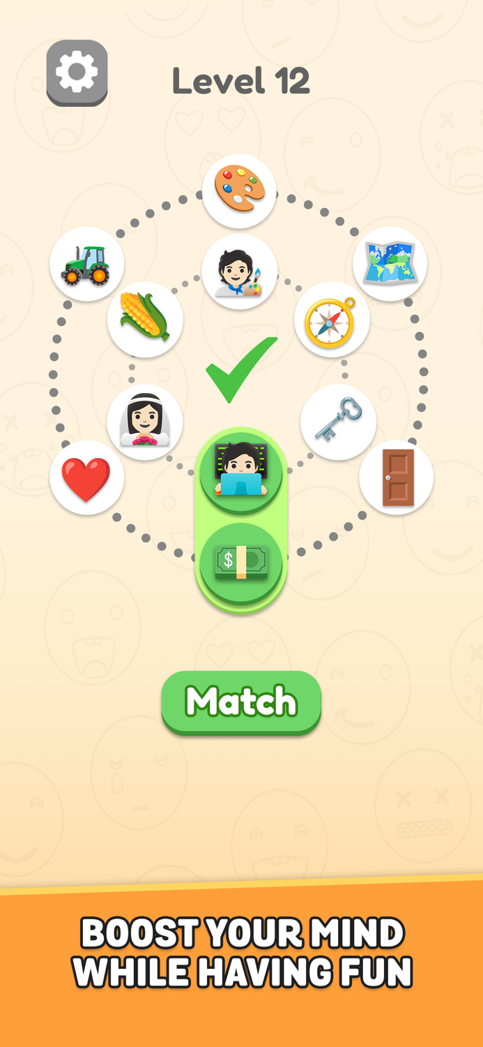 Emoji Match Emoji Puzzle