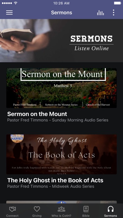 Church of the Harvest (COTH) Screenshot