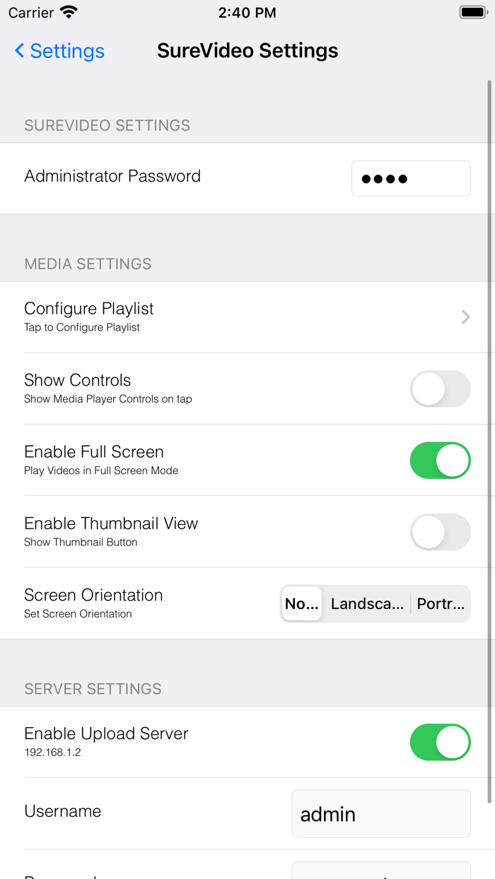 SureVideo Kiosk Video Looper