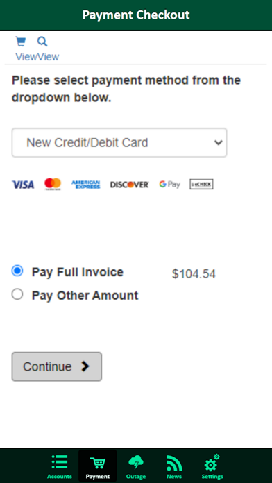 SREC Bill Pay Screenshot