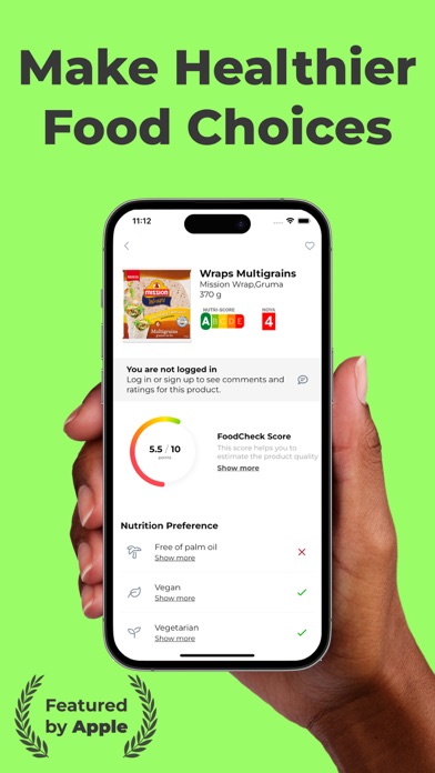 Food Check: Product Scanner Screenshot