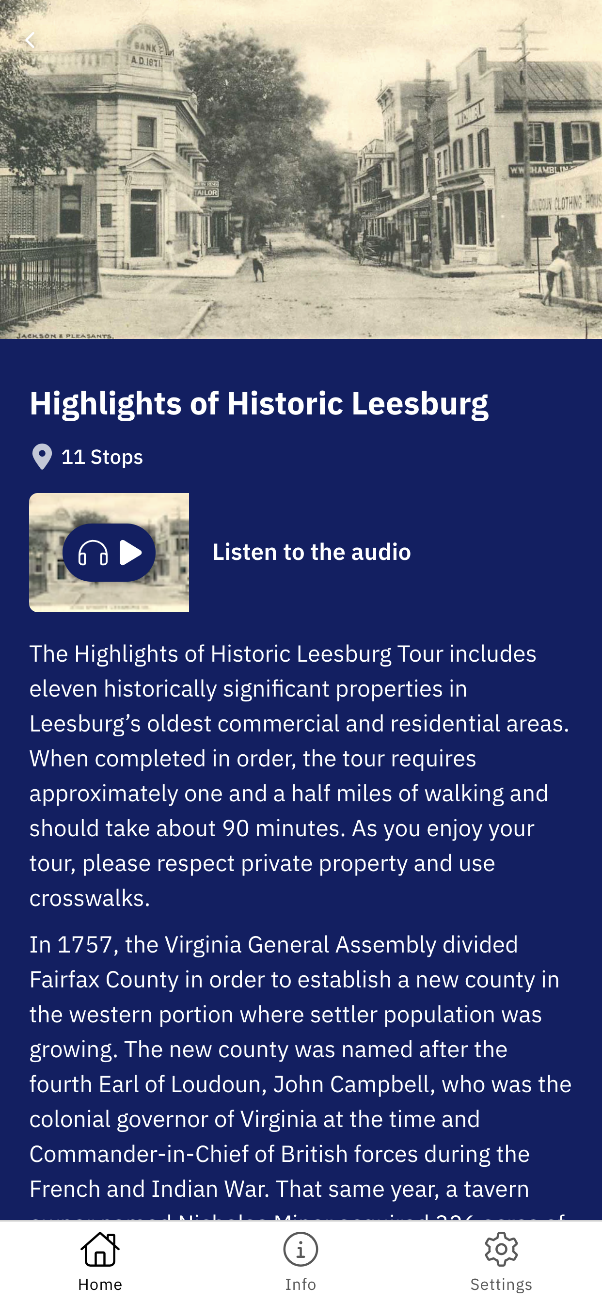 Tour Leesburg