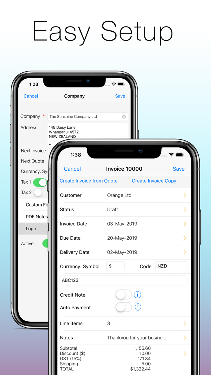 Bee Invoicing Mobile