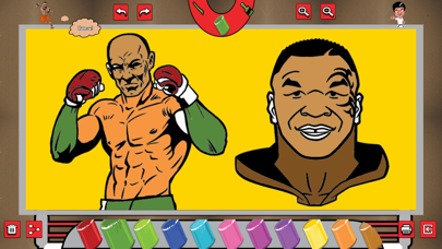 Wrestling Superstars Coloring Screenshot