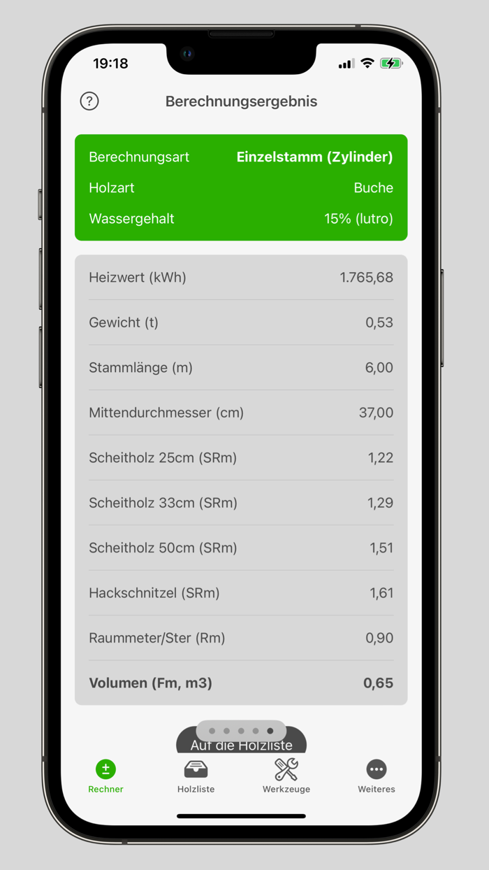 Holzrechner Pro