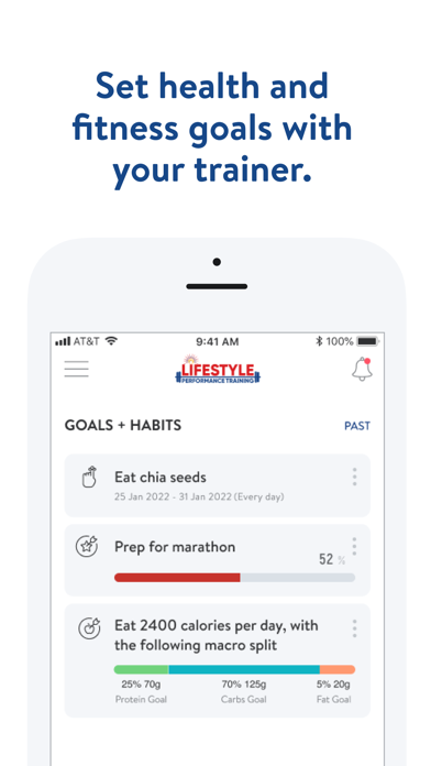 Lifestyle Performance Training Screenshot