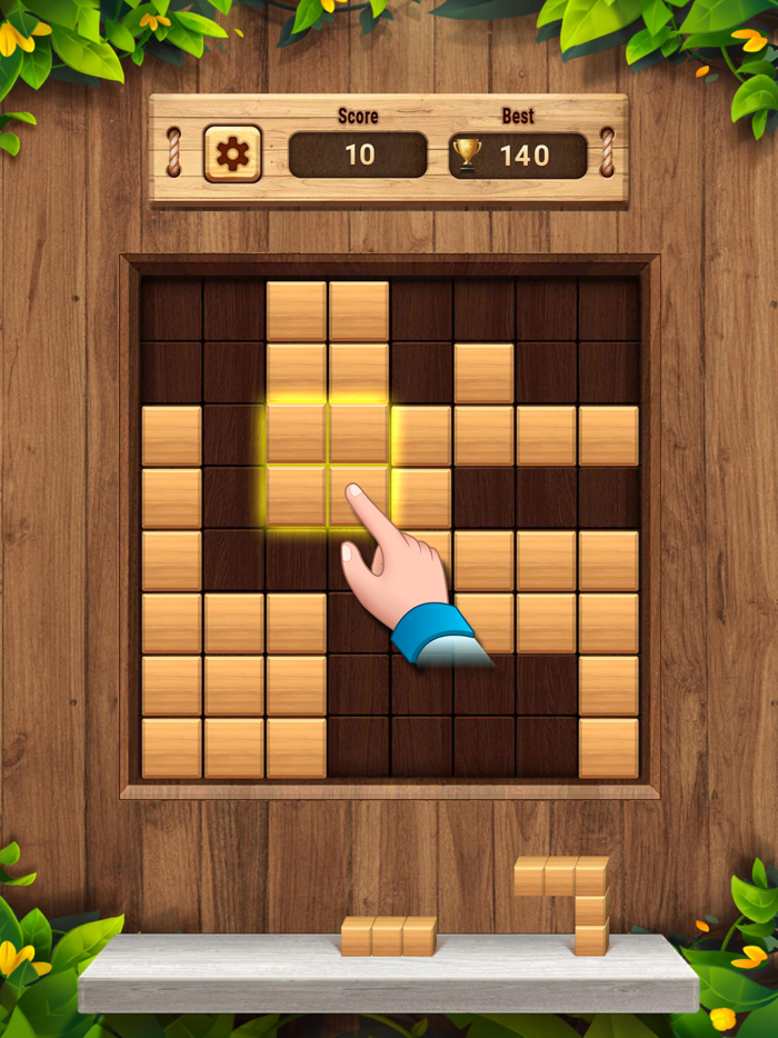 Block Puzzle Wood Jewels