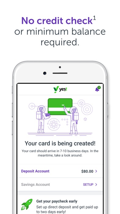 Yes! Debit Screenshot