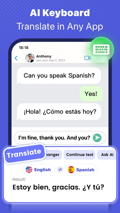 AI Translator-Translate&Chat18 Screenshot