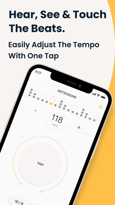 Metronome: tempo, tap, beat Screenshot