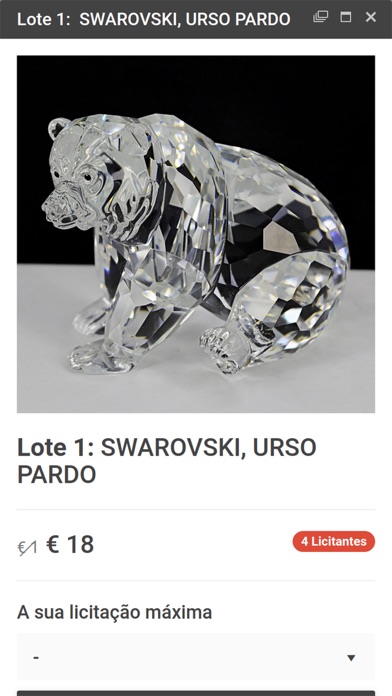 Bid by Bid Screenshot