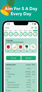 Daily 5: Your Five-A-Day Diary screenshot #1 for iPhone