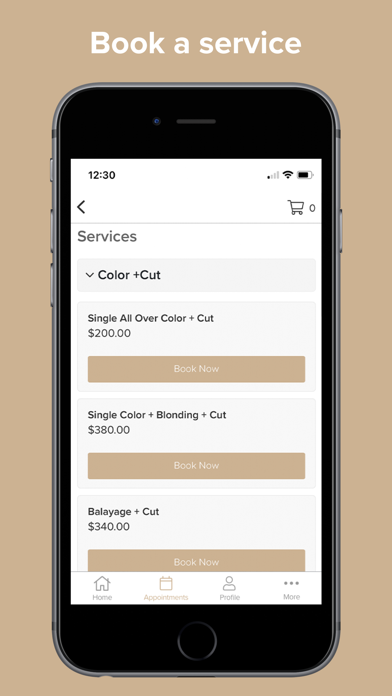 Wildflower Salons Screenshot