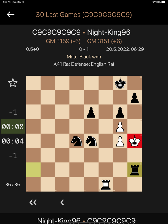 Lite lichess • Online Chess iPad screenshot 5 - Education app