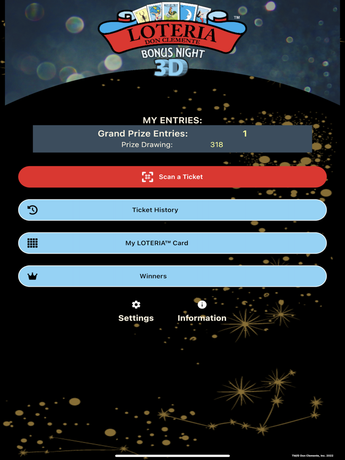 LOTERIA™ Bonus Night 3D