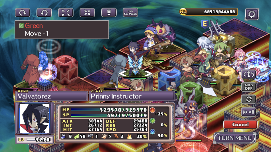 #5. Disgaea 4 (iOS) Podle: Nippon Ichi Software, Inc.