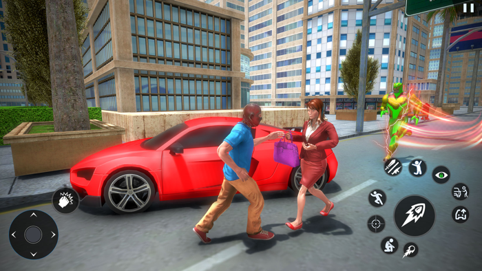 Amazing Rope Hero - Crime City