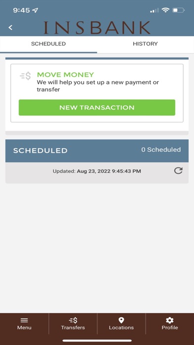 INSBANK - Mobile Banking Screenshot