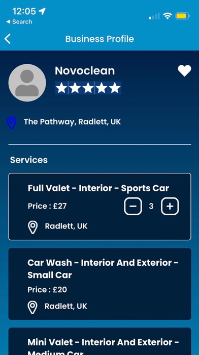 NovoWash Screenshot