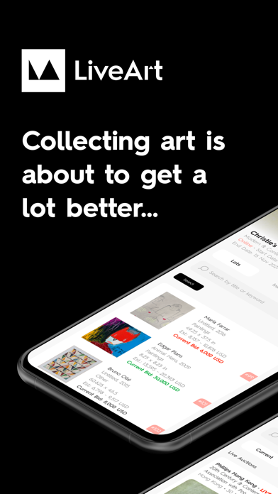 LiveArt: The Art Market App Screenshot