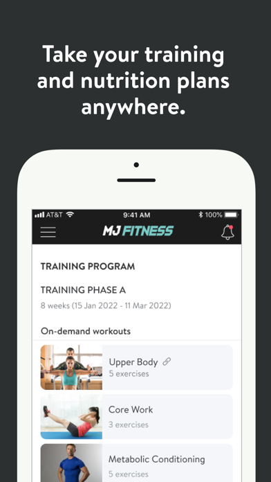 MJfitness Online Screenshot