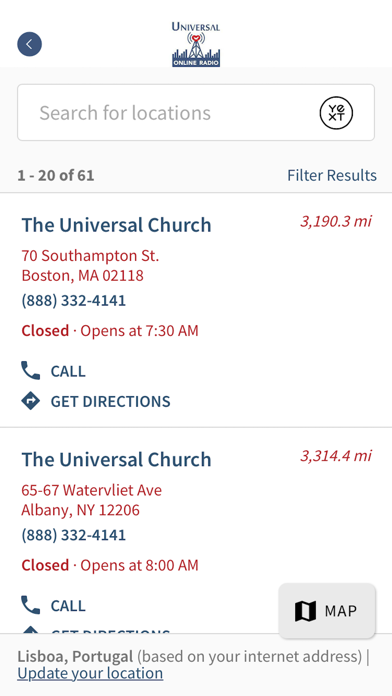 Universal Online Radio Screenshot