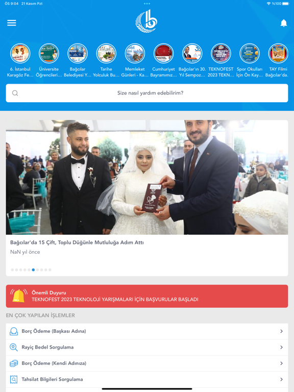 Screenshot #4 pour Bağcılar Belediyesi Mobil