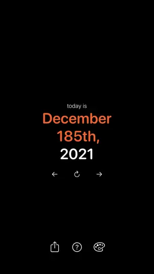Captura de pantalla de Relativity Calendar en iPhone 2