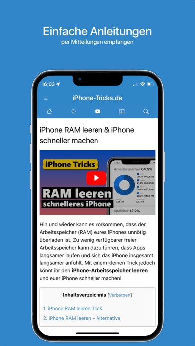 Tricks fürs iPhone Screenshot