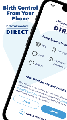 Planned Parenthood Direct℠ screenshot 1