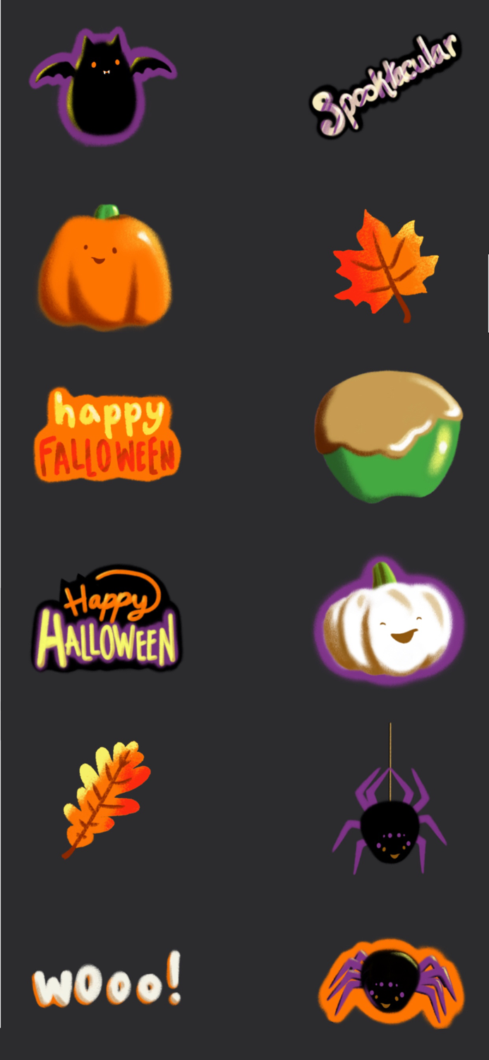 Halloooween Stickers