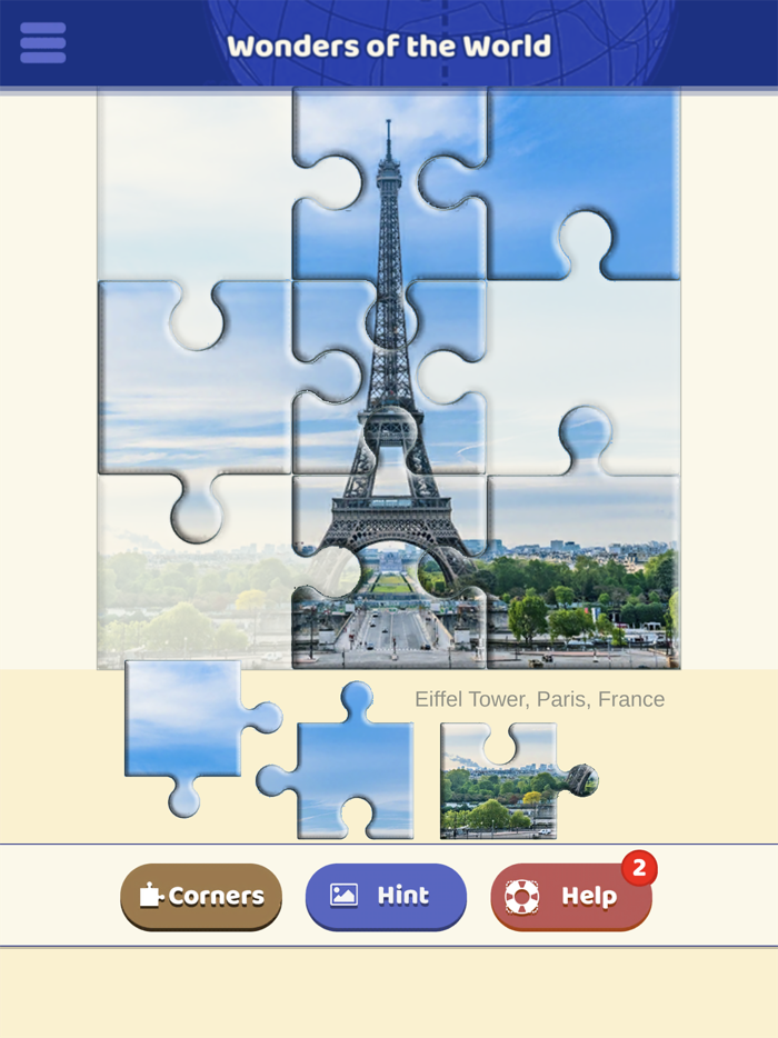 Wonders of the World Puzzle