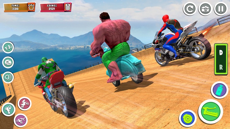 Superhero Bike Stunt Master 3D