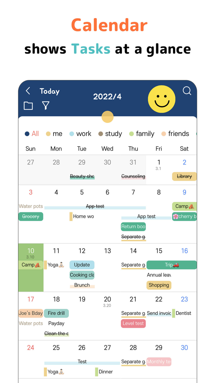 ReBorn - Task and To-do list