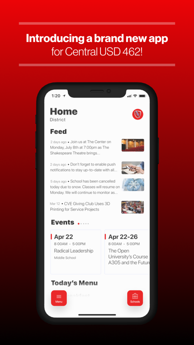 Central USD #462 Screenshot
