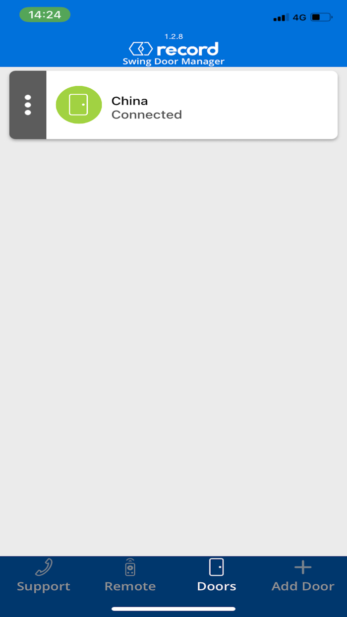 Record Swing Door Mgr