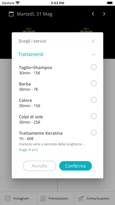 Ciro Luccaro Hair Style Screenshot