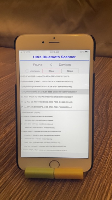 Ultra Bluetooth Scanner Screenshot