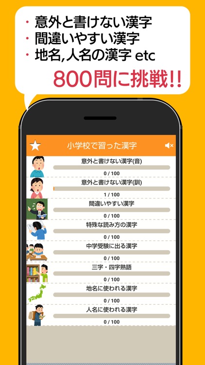 意外と書けない手書き漢字クイズ